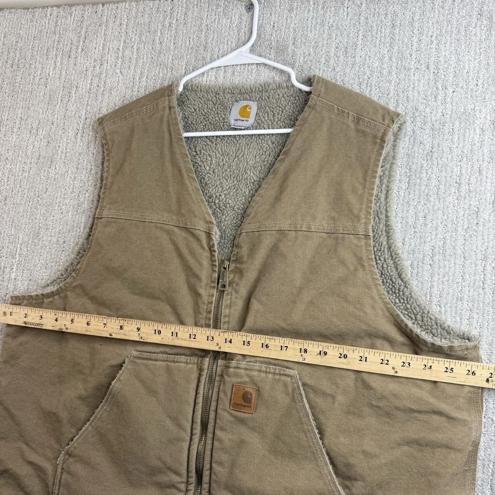 Carhartt Sherpa Lined Vest Men's Size 2XL Workwear